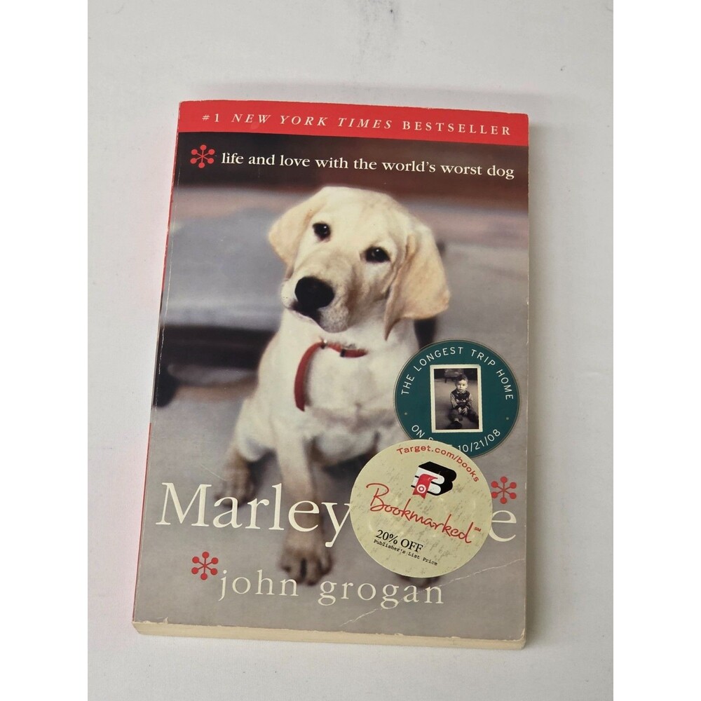Marley & Me John Grogan Hardcover with Dust Jacket First Edition 2005 Memoir